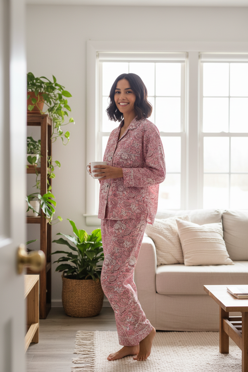 ANAYA Block Print Pyjama Set