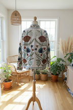 Chaqueta abanicos trasera maniquí
