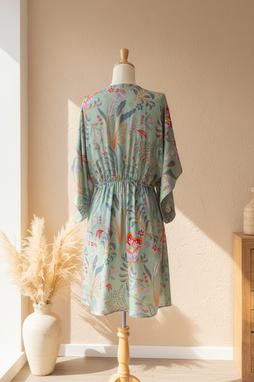 Kimono Cayena - Vista Trasera Maniquí