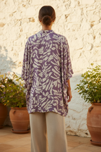 Kimono lavender trasera