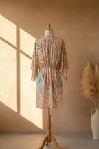 Kimono Tropical Crema - Vista Trasera