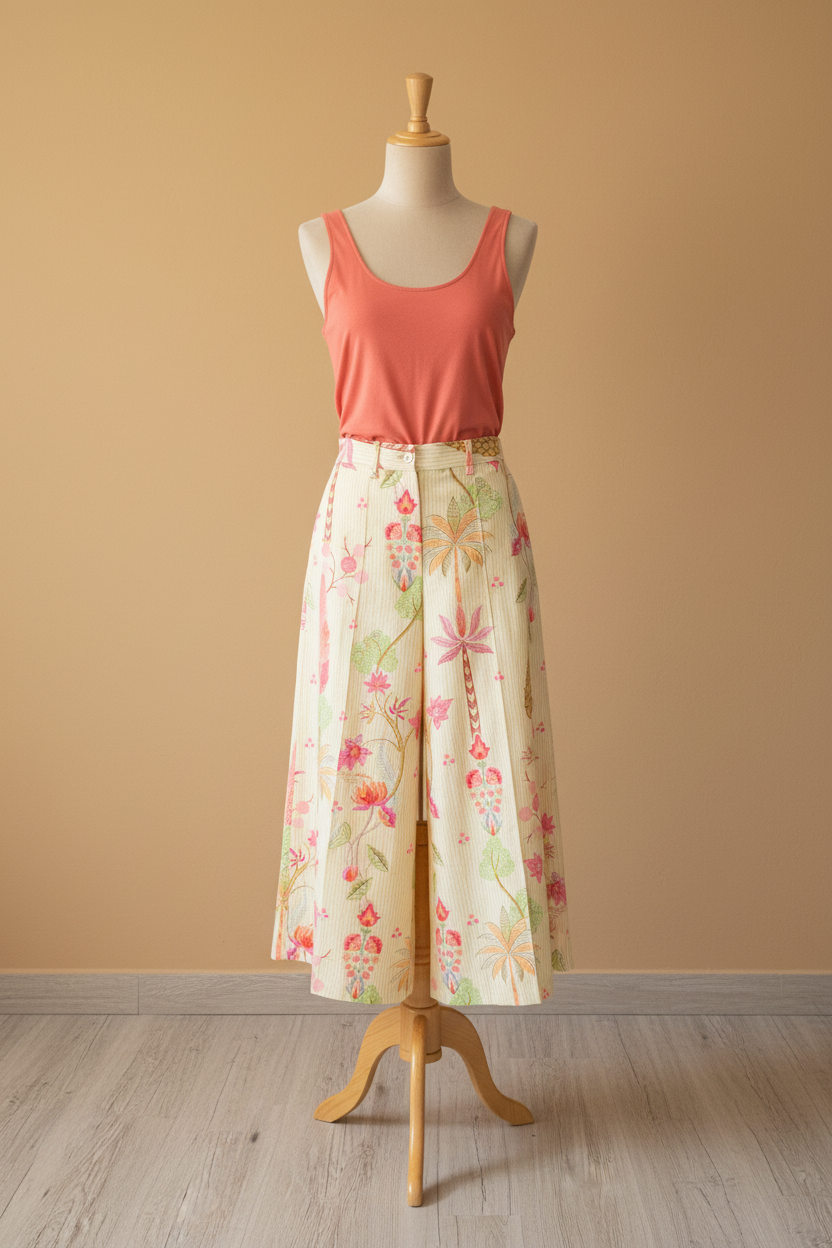 May Pant - Largo correcto, top incluido, set limpio