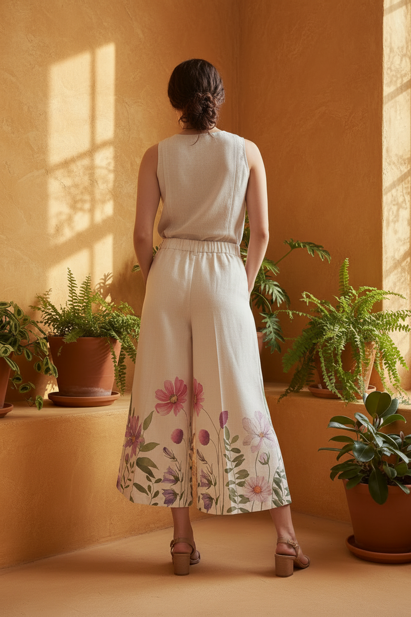 May Pant - Vista trasera con mejor peinado